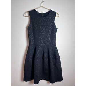 Maje Leopard Print Dress Fit And Flare